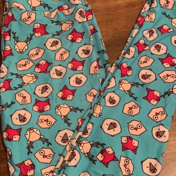 LuLaRoe forrest animal leggings OS - Picture 1 of 1